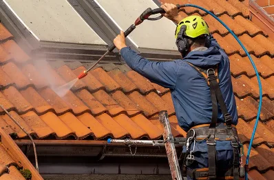 Démoussage et hydrofuge de toiture à Ajat